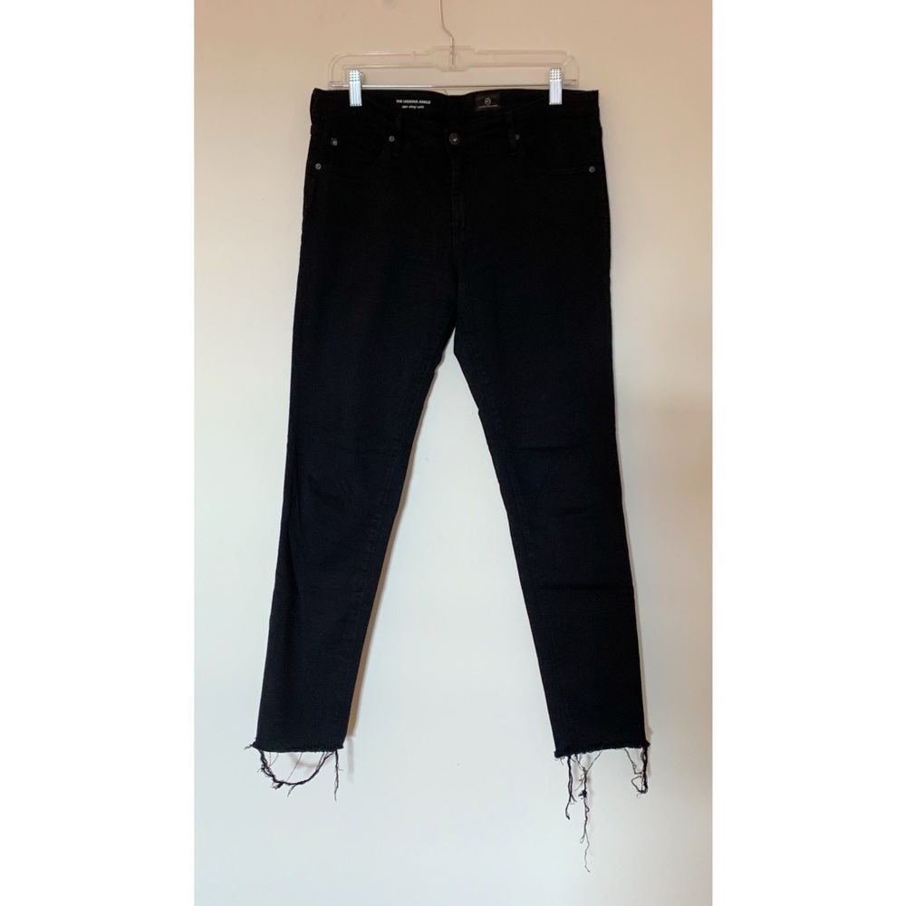 AG Ankle Skinny Jeans Raw Hem